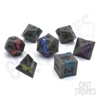Crit Stones Spectrum Trails Metal RPG Dice Set
