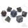 Crit Stones Ecliptic Alloy Metal RPG Dice Set