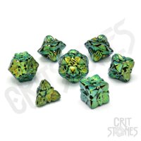 Crit Stones Feywild Charm Metal RPG Dice Set
