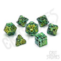 Crit Stones Feywild Charm Metal RPG Dice Set