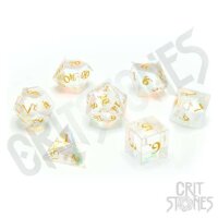 Crit Stones Prismatic Fantastic Glass RPG Dice Set