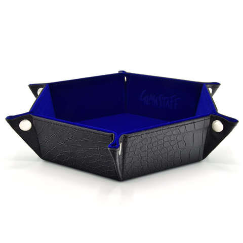 Crit Stones CritStones Foldable Dice Tray - Dragon Skin Edition - Blue