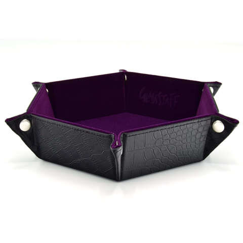 Crit Stones CritStones Foldable Dice Tray - Dragon Skin Edition - Purple