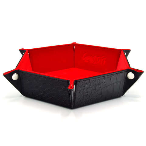 Crit Stones CritStones Foldable Dice Tray - Dragon Skin Edition - Red