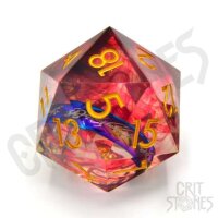 Crit Stones Ring of Power 33mm Resin D20