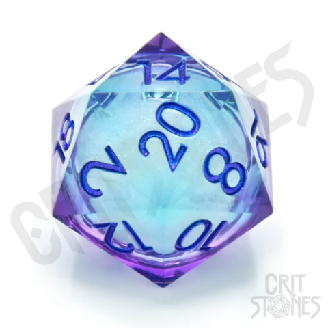 Crit Stones Moonlight Mystery 33mm Liquid Core D20