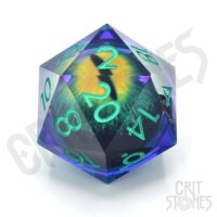 Crit Stones Forest Dragons Gaze 33mm Floating Eye D20