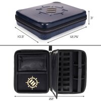 ENHANCE Tabletop RPG Organizer Case Collectors Edition Blue Dragon Scales