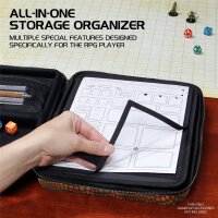 ENHANCE Tabletop RPG Organizer Case Collectors Edition...
