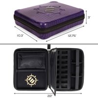 ENHANCE Tabletop RPG Organizer Case Collectors Edition Purple Dragon Scales
