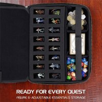ENHANCE Tabletop RPG Organizer Case Collectors Edition Red Dragon Scales