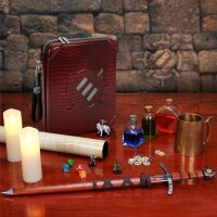 ENHANCE Tabletop RPG Organizer Case Collectors Edition Red Dragon Scales