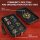 ENHANCE Tabletop RPGs Community Dice Organizer Case & XL Rolling Tray Black