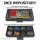 ENHANCE Tabletop RPGs Community Dice Organizer Case & XL Rolling Tray Black