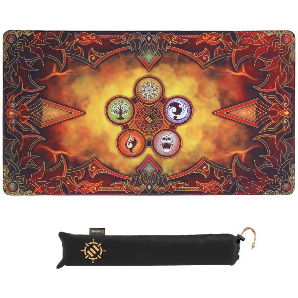 ENHANCE TABLETOP Card Game Playmat Orange