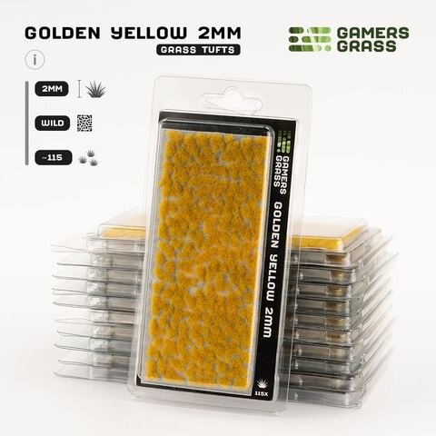 GamersGrass Golden Yellow 2mm Tufts