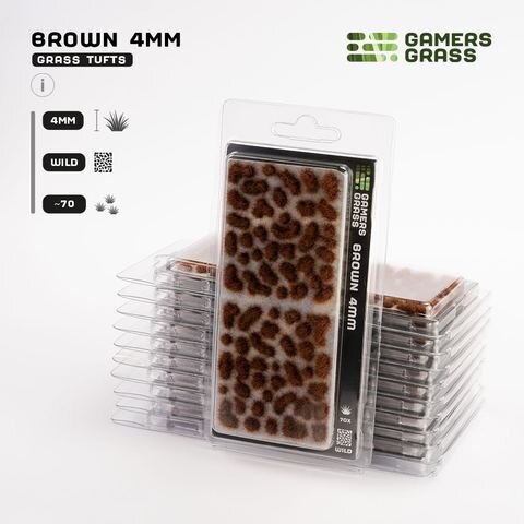 GamersGrass Brown 4mm Tufts Wild