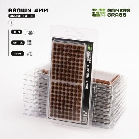GamersGrass Brown 4mm Tufts Small