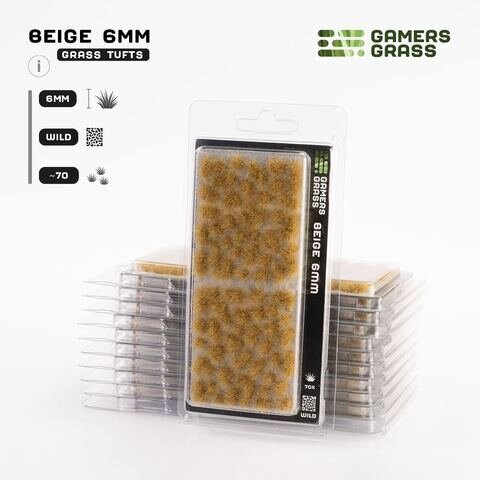 GamersGrass Beige 6mm Tufts Wild
