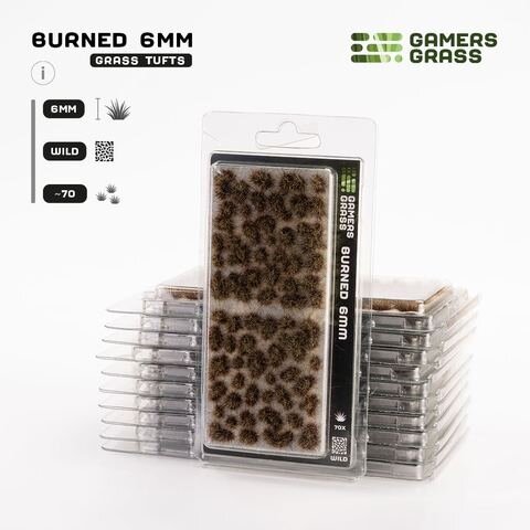 GamersGrass Burned Tufts 6mm Tufts Wild