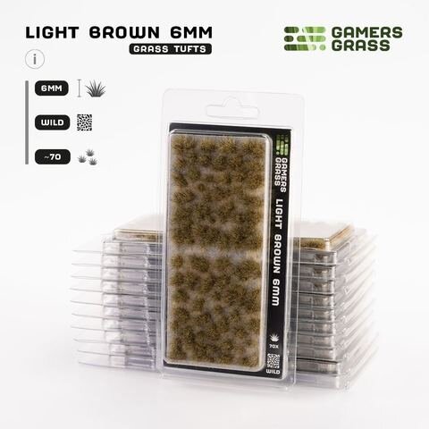 GamersGrass Light Brown 6mm Tufts Wild