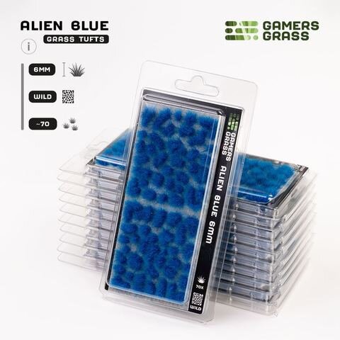 GamersGrass Alien Blue 6mm Tufts Wild