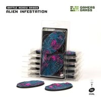 GamersGrass Alien Infestation - Oval 90mm (x2)