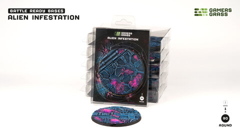 GamersGrass Alien Infestation - Round 90mm (x1)