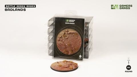 GamersGrass Badlands - Round 90mm (x1)