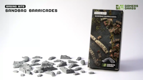 GamersGrass Basing Bits - Sandbag Barricades