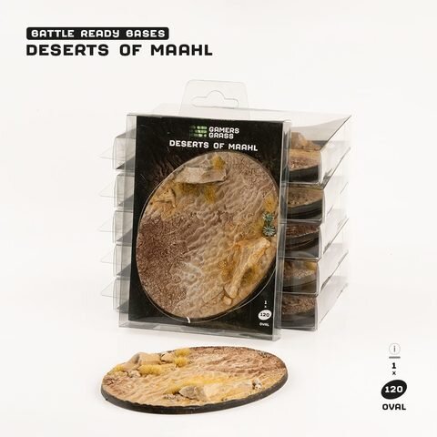 GamersGrass Deserts of Maahl - Oval 120mm (x1)