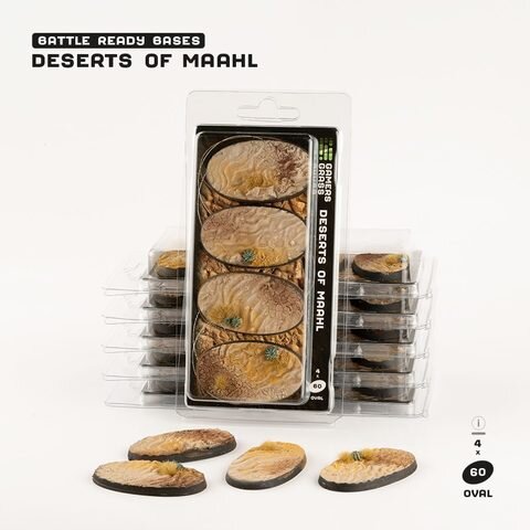 GamersGrass Deserts of Maahl - Oval 60mm (x4)