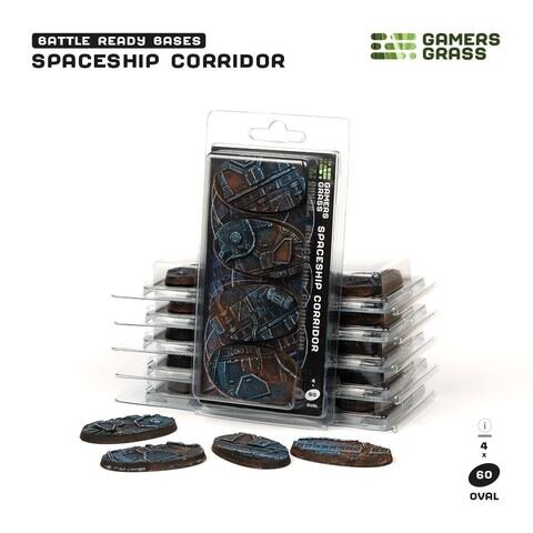GamersGrass Spaceship Corridor - Oval 60mm (x4)