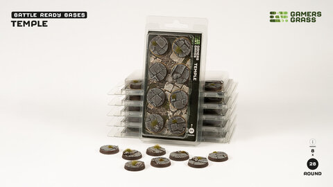 GamersGrass Temple - Round 28mm (x8)