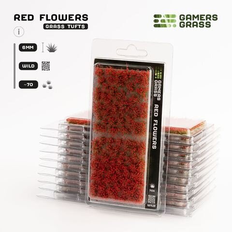 GamersGrass Red Flowers Wild
