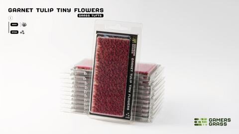 GamersGrass Garnet Tulip Tiny Flowers