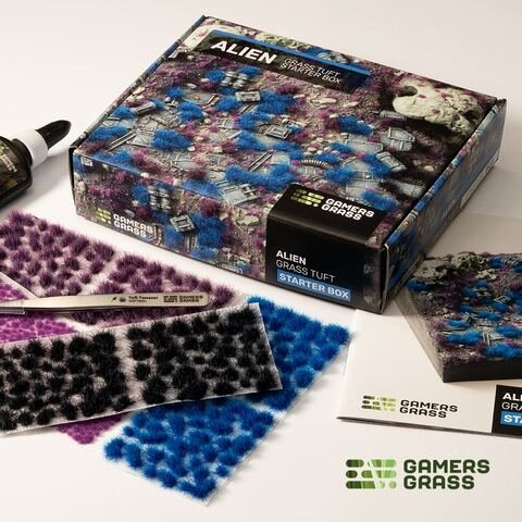 GamersGrass Tuft Starter Boxes - Alien Grass