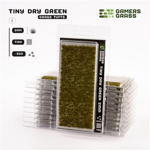 GamersGrass Tiny Dry Green (2mm) Tufts