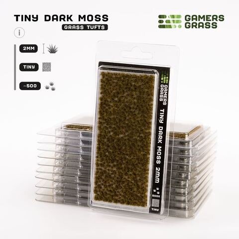 GamersGrass Tiny Dark Moss (2mm) Tufts