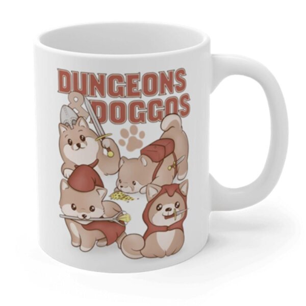 Crit Stones Dungeons & Doggos Gift Mug