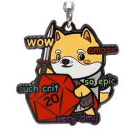 Crit Stones Much Crit Keychain