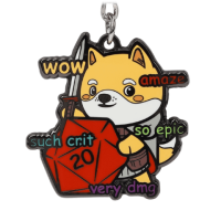 Crit Stones Much Crit Keychain