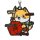Crit Stones Much Crit Keychain