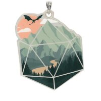 Crit Stones A d20 Scene Keychain