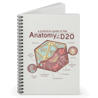 Crit Stones Anatomy of the d20 Spiral Notebook