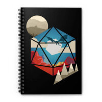 Crit Stones d20 World Spiral Notebook