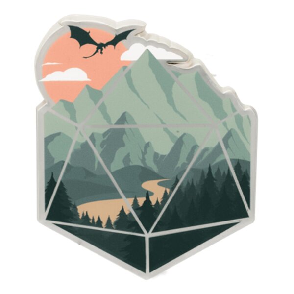 Crit Stones A d20 Scene Pin