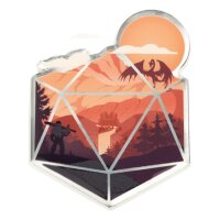 Crit Stones The d20 Hero Pin