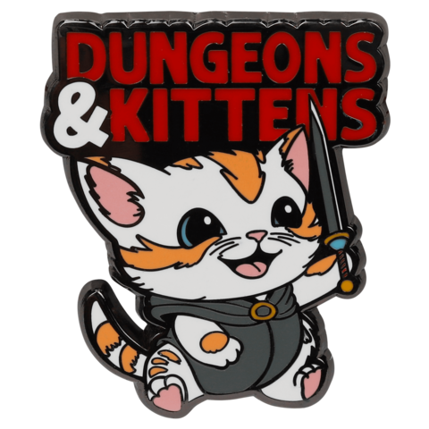 Crit Stones Dungeons & Kittens Pin