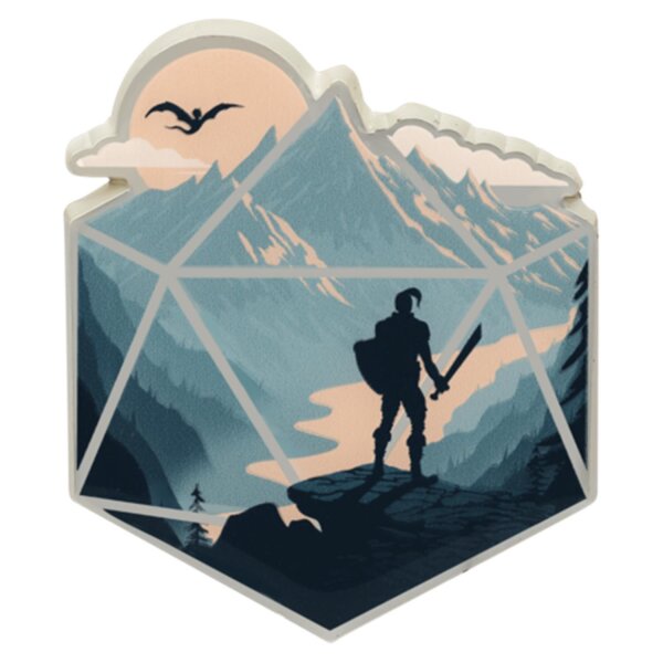 Crit Stones The d20 Champion Pin